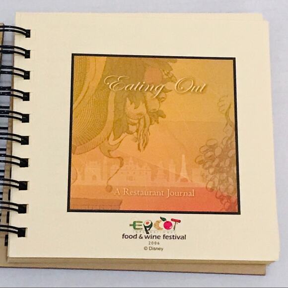 Disney Epcot food and Wine Eating Out Journal - Picture 3 of 7